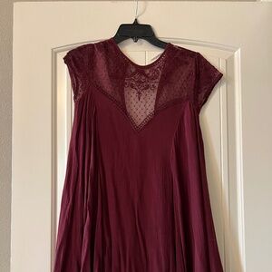 Sheer top dress